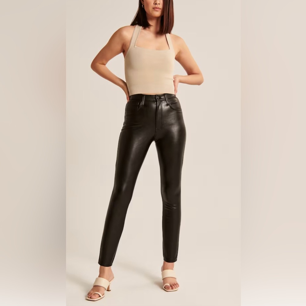 Vegan Leather Abercrombie Pants